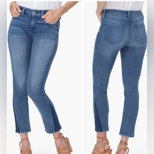 NYDJ Women's Sheri Ankle with Contrast Shadow lift tuck jeans in Wishful size 6